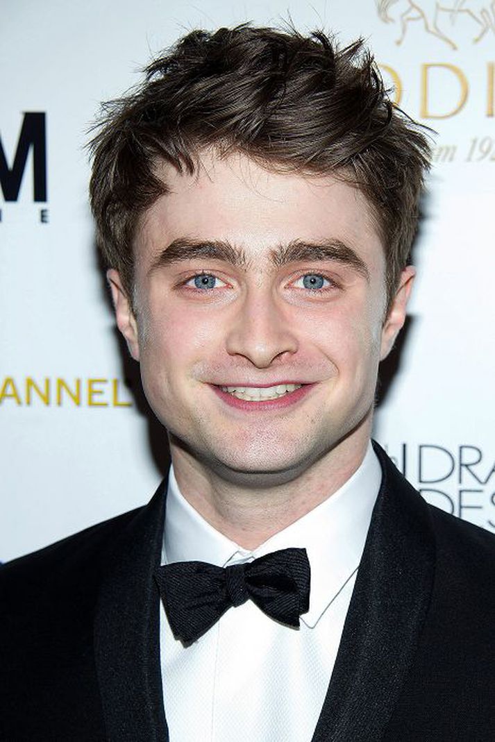 Daniel Radcliffe ásamt meðleikurum sínum úr Harry Potter.