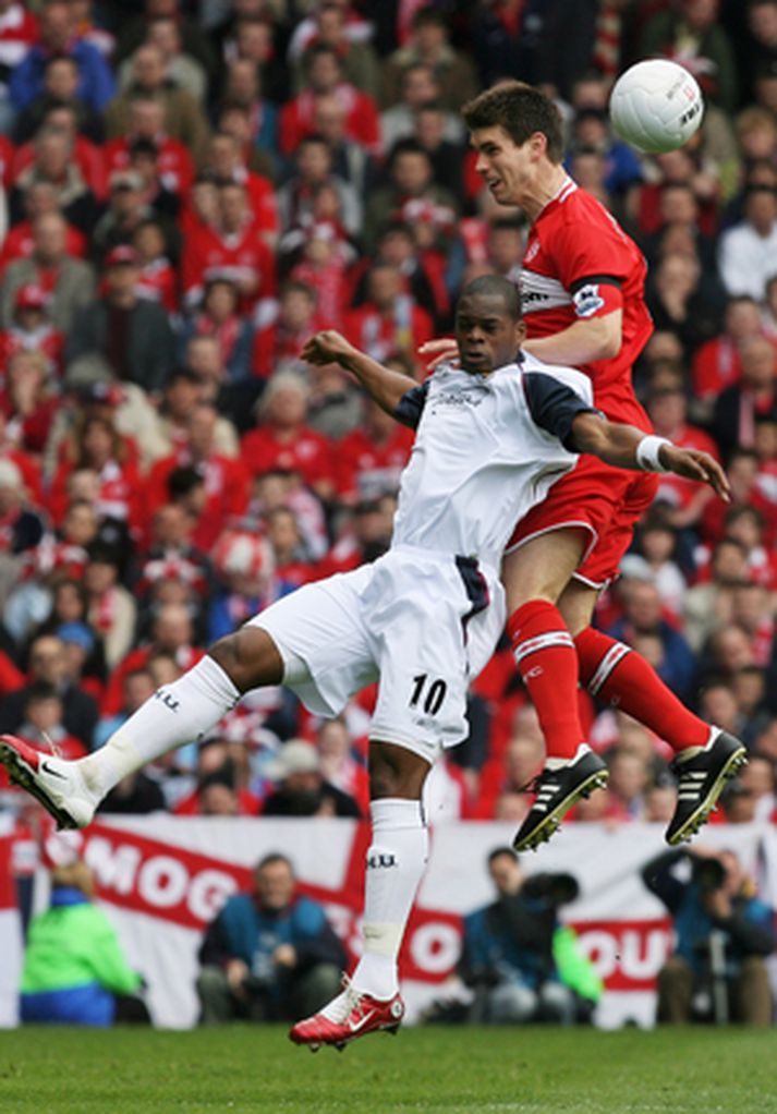 Marlon Harewood var hetja West Ham í dag.