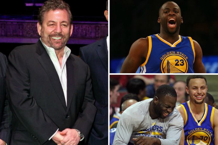 James Dolan og Draymond Green.