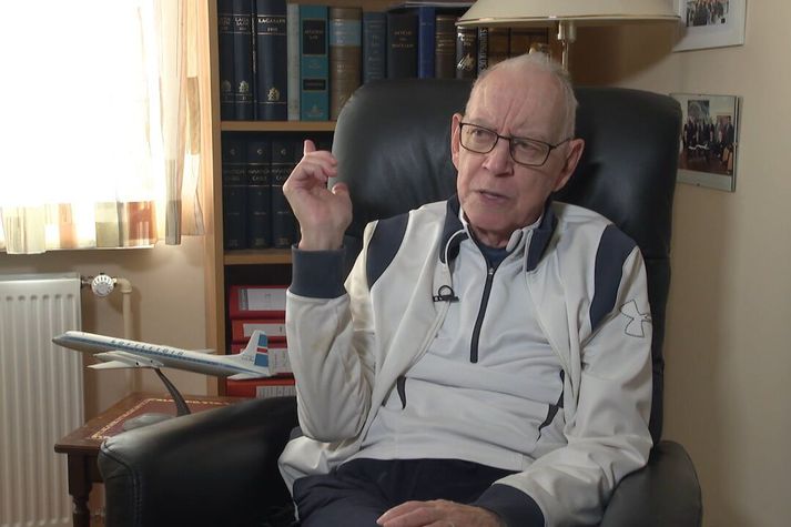 Grétar Br. Kristjánsson sat í stjórn Flugleiða í 32 ár, þar af sem varaformaður stjórnar í 18 ár.