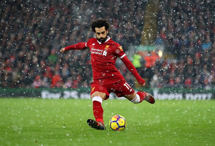 Mohamed Salah er markahæstur í ensku úrvalsdeildinni.
