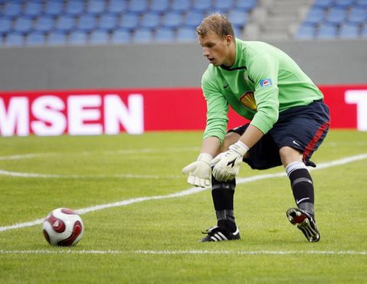 Andre Hansen í leik með KR í sumar.