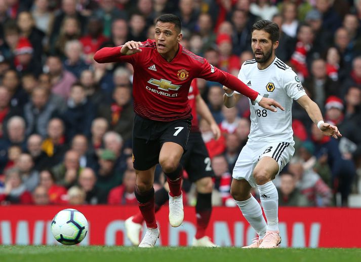 Alexis Sanchez kom til Manchester United í janúar