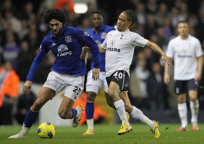 Marouane Fellaini og Pienaar verða liðsfélagar á ný.
