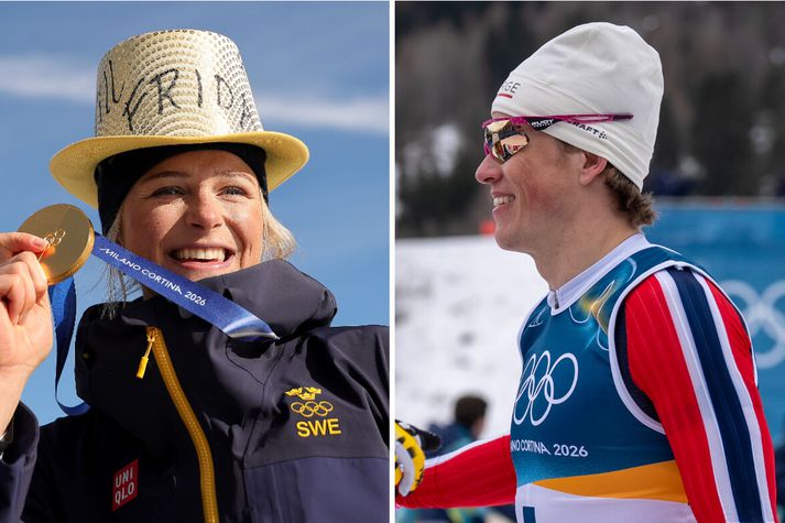 Frida Karlsson var til í að gefa Johannes Klæbo kredit fyrir sigurinn