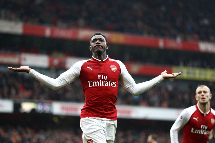 Danny Welbeck fagnar.