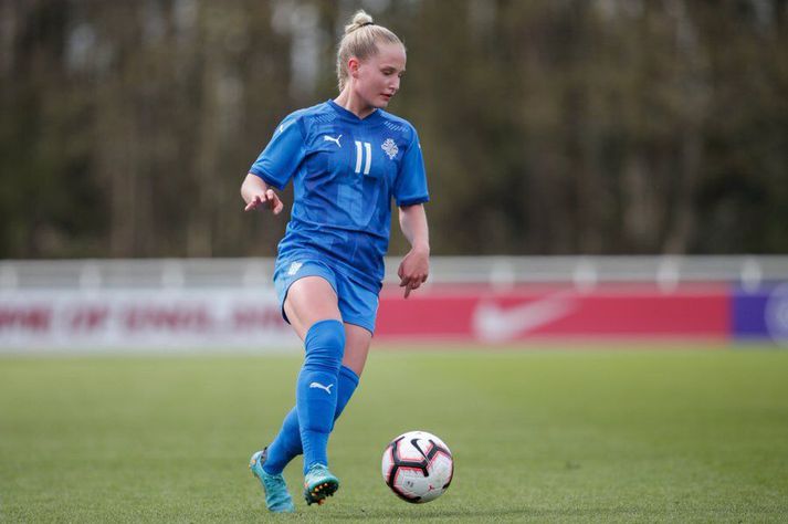 María Catharina Ólafsdóttir Gros virðist vera eini leikmaður Linköping sem getur komið boltanum í markið.