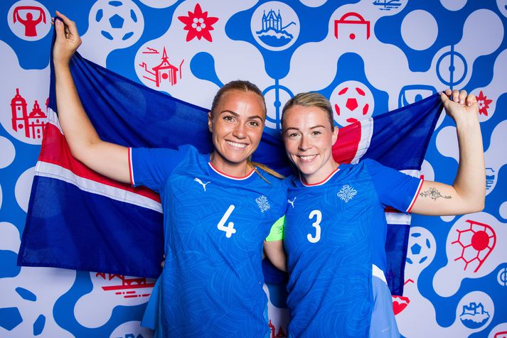 Glódís Perla Viggósdóttir og Sandra María Jessen eru báðar að gera flotta hluti í þýska boltanum. 