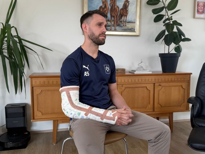 Ægir Þór óttaðist að körfuboltaferlinum væri lokið en nú stefnir hann á að koma sterkari til baka. 