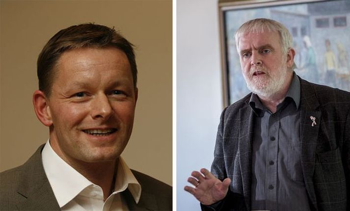 Þorsteinn Víglundsson og Gylfi Arnbjörnsson.