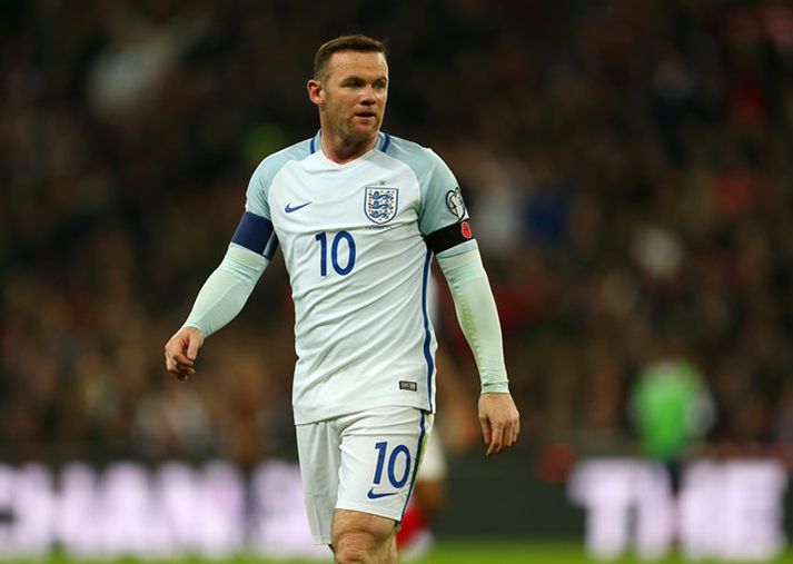Rooney lék allan leikinn þegar England vann Skotland með þremur mörkum gegn engu á föstudaginn.