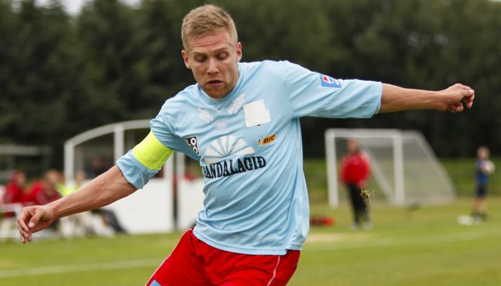 Sveinn Elías Jónsson skoraði fyrsta mark Þórs í dag.