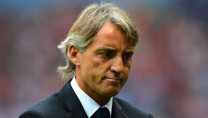 Roberto Mancini, stjóri Manchester City.
