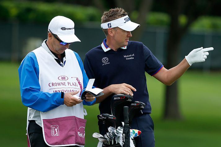 Ian Poulter er í toppbaráttunni í Texas.