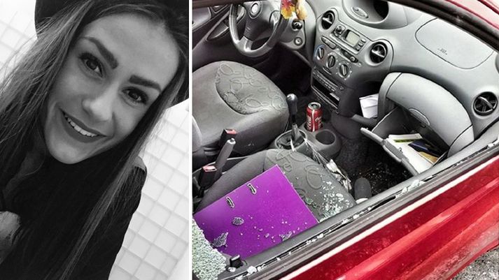 Taskan sem tekin var innihélt tæki fyrir 80 þúsund krónur.