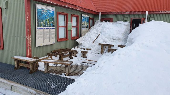 Höskuldsskáli í Hrafntinnuskeri um helgina.