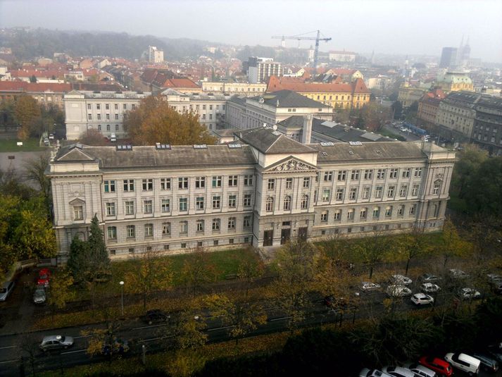Zagreb í morgunsárið.