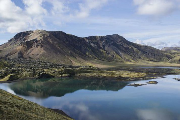 Það er frítt að veiða í Frostastaðavatni.