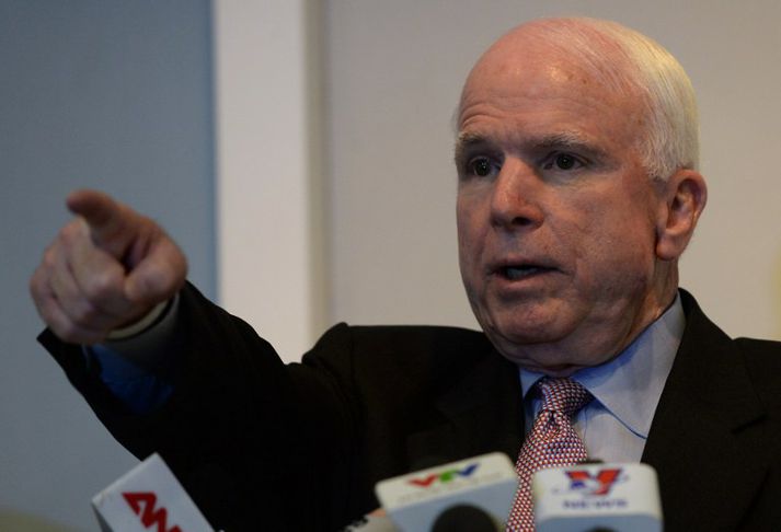 Bandaríski öldungadeildarþingmaðurinn John McCain.