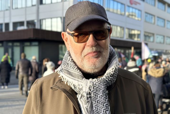 Hjálmtýr Heiðdal, formaður félagsins Ísland-Palestína.