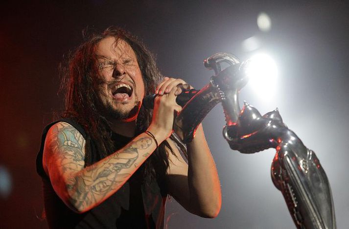 Jonathan Davis og félagar í Korn gáfu fyrir skömmu út sína tíundu hljóðsversplötu, The Path of Totality.
nordicphotos/getty