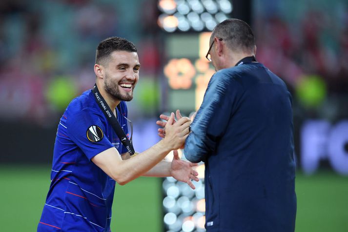 Kovacic fagnar sigri í Evrópudeildinni.