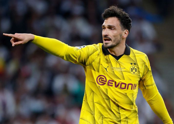 Mats Hummels í sínum síðasta leik með Dortmund.