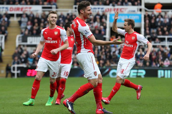 Það gaman að vera í Arsenal-liðinu þessa dagana.