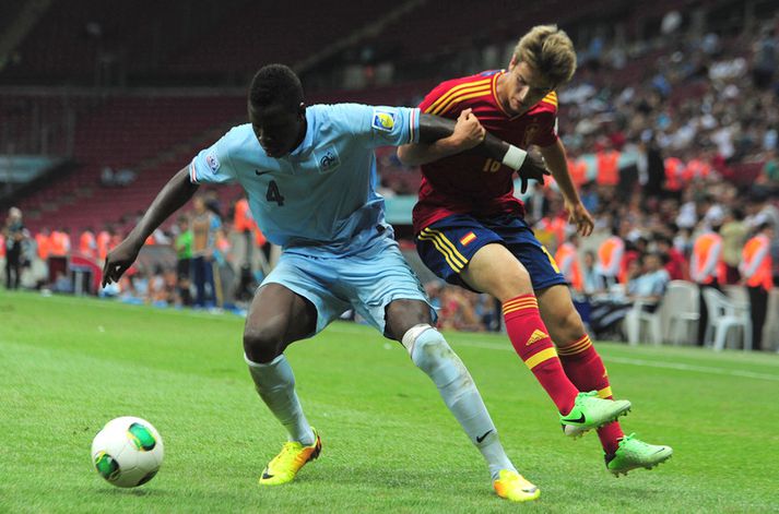 Kurt Zouma í leik með U-20 liði Frakka.