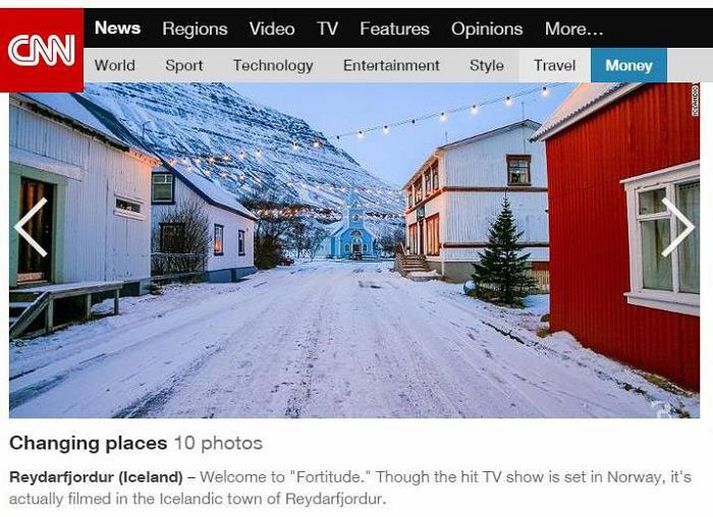 Reyðarfjörður er nefndur í grein CNN, en greininni fylgir mynd af Seyðisfirði.