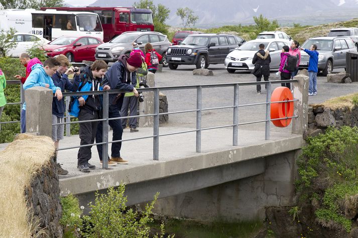 1,8 milljónir ferðamanna komu til landsins á síðasta ári.