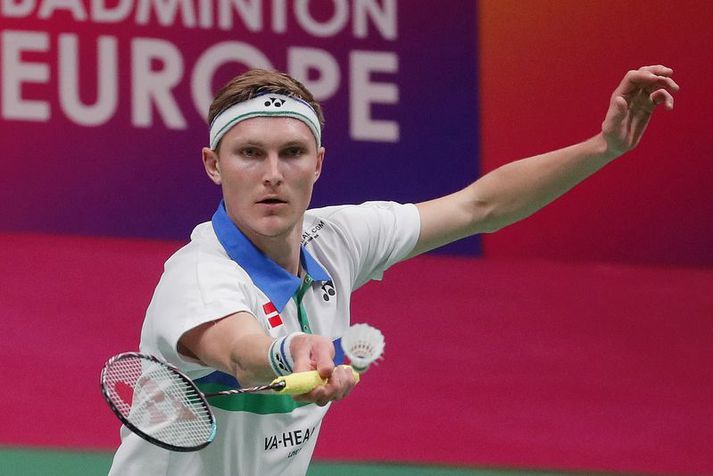 Daninn Viktor Axelsen er frábær badminton spilari og hefur unnið verðlaun á ÓL, HM og EM.