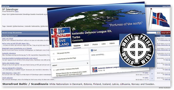 Íslensk umræða um þjóðerniskennd á Facebook og á spjallborði