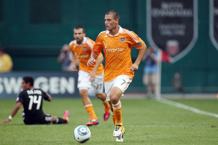 Colin Clark í leik með Houston Dynamo.