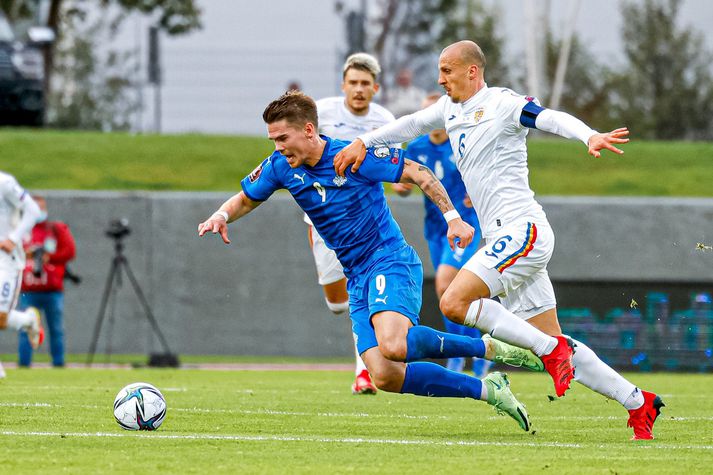 Viðar Örn Kjartansson var óvænt kallaður inn í íslenska landsliðið. Hann var svekktur með úrslit kvöldsins í ljósi þess að honum fannst liðið spila vel.