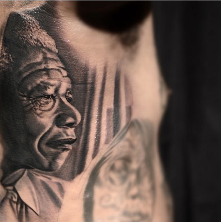 Flúrið af Mandela þykir vel heppnað.
