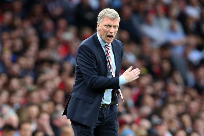 Moyes í sínum síðasta leik sem stjóri Sunderland.