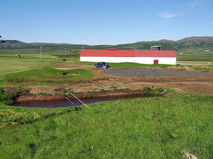 Framkvæmdir við golfvöll í Skorradal Fyrstu níu holurnar í golfvelli í landi Indriðastaða verða tilbúnar næsta sumar. Á myndinni er horft yfir svæðið þar sem níunda holan verður.