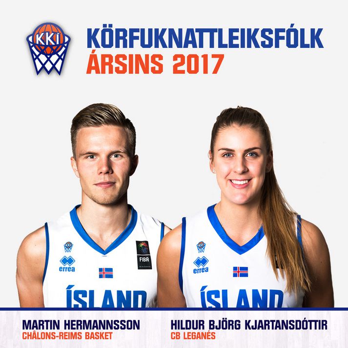 Hildur Björg Kjartansdóttir og Martin Hermannsson.