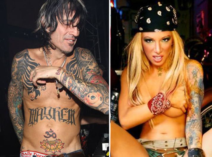 Tommy Lee og Daisy De La Hoya.