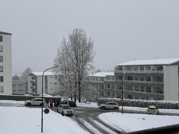 Vettvangur minniháttar áreksturs í Kópavogi.