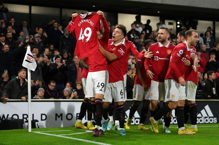 Alejandro Garnacho er væntanlega ein af framtíðarstjörnum Manchester United.