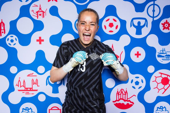 Fanney Inga Birkisdóttir var í leikmannahópi Íslands á EM síðasta sumar.