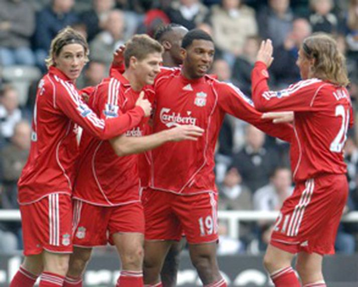 Liverpool átti náðugan dag gegn Newcastle