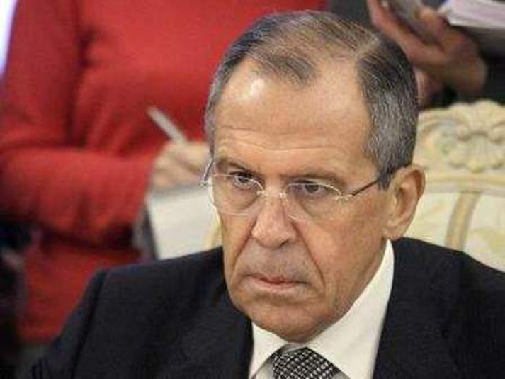 Sergei Lavrov Kennir Bandaríkjamönnum um tafir.fréttablaðið/AP