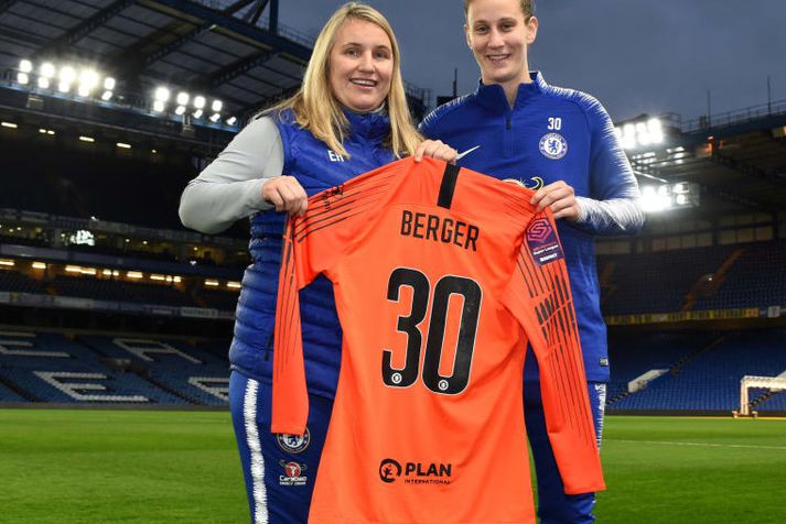 Ann-Katrin Berger og Emma Hayes.