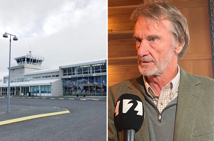 Þyrla Ratcliffe flaug daglega til og frá Egilsstaðaflugvelli í síðustu viku með vistir handa fjallgönguhópi við Kverkfjöll.