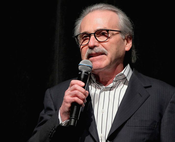 David Pecker, félagi Donalds Trump til fjölda ára, keypti réttinn á frásögnum kvenna um Trump til þess eins að sitja á þeim fyrir forsetakosningarnar árið 2016.