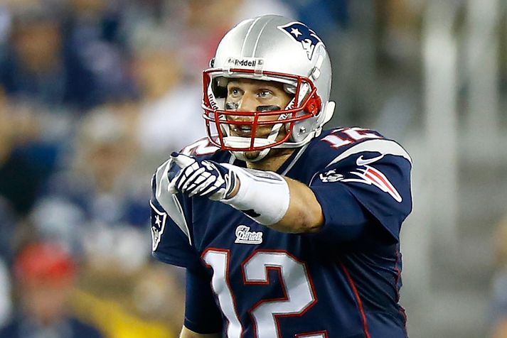 Tom Brady í nótt.