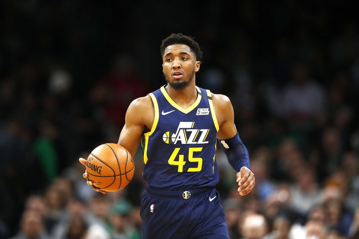 Donovan Mitchell er annar leikmaður Utah Jazz sem greinist með kórónuveiruna.